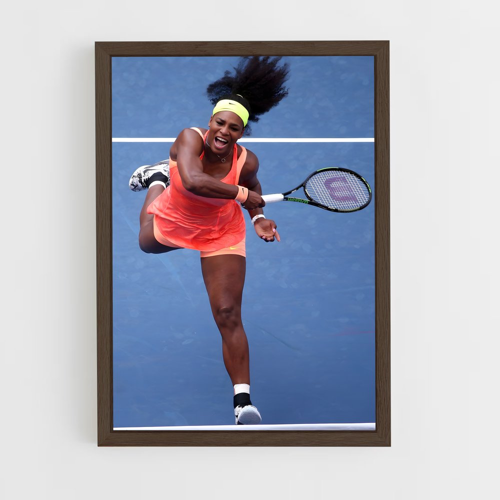 Poster Serena williams championne – affiche Tennis (vue 5)